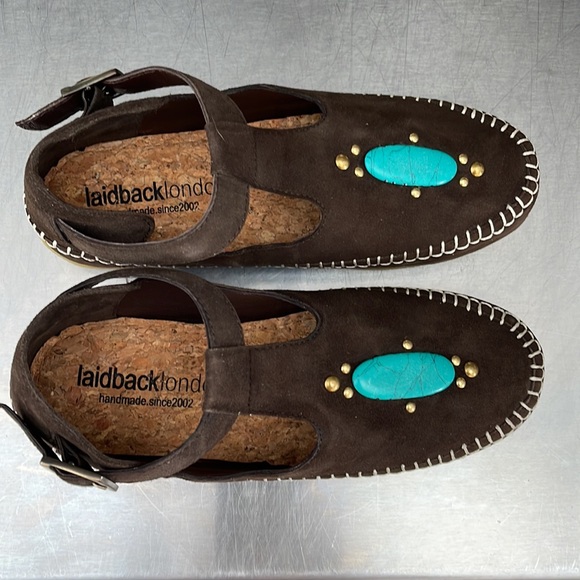 LaidbackLondon hand made “wandering wonder Mary Janes” New in box from Sundance. - Picture 2 of 8